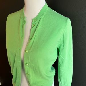🦋Bright Light Green J Crew Cardigan🦋